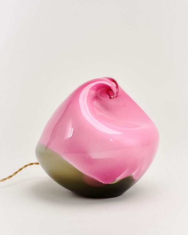Wave Lamp, Pink/Olive (sold out)