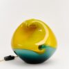 Wave Lamp, Curry/Turquoise (sold out)